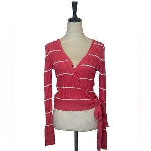 Sweaterland  Pink Wrap Sweater-NWT